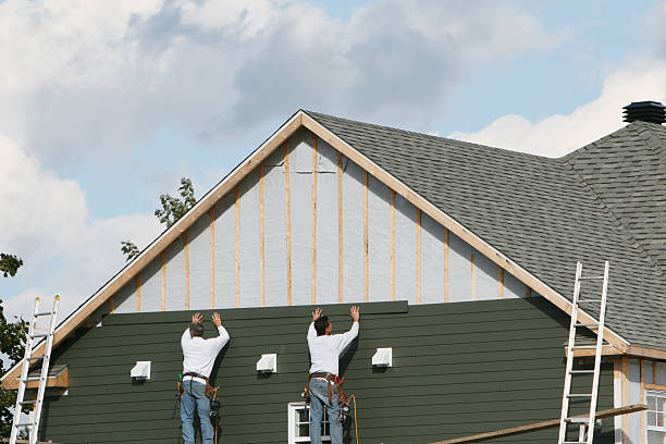 Professional Emergency Siding Repair technician working in Phoenixville, PA